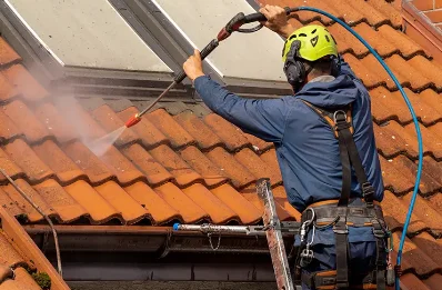 Démoussage et hydrofuge de toiture à Verdille